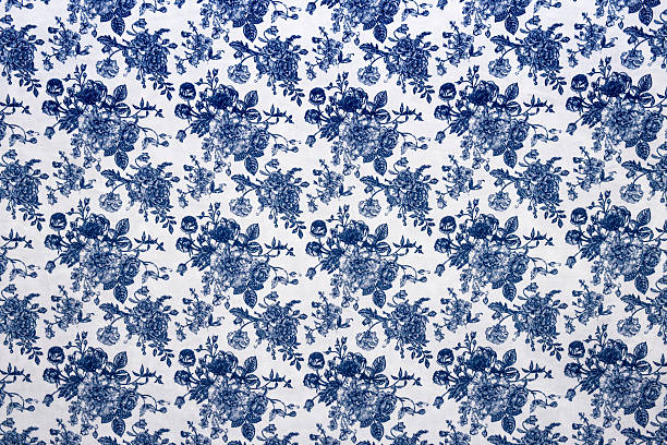 istock Vintage style of blanket flowers fabric pattern background. 2238061492