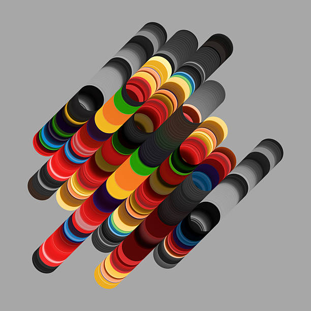 Abstract colorful geometric background design with texture