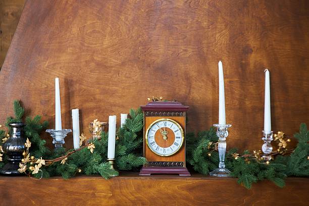 istock Elegant decorated with balls and figures Christmas tree 2238071189
