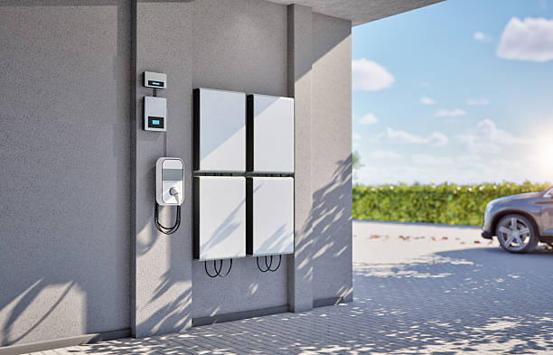 istock Battery energy storage system with ev charger for residential used 2238078059