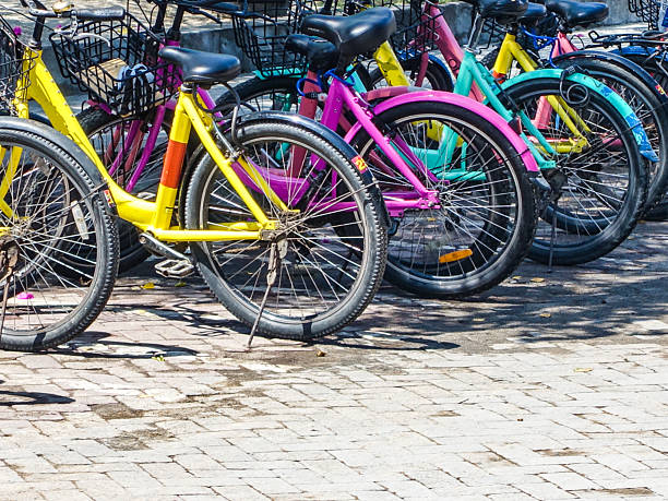Bicycles at the train station