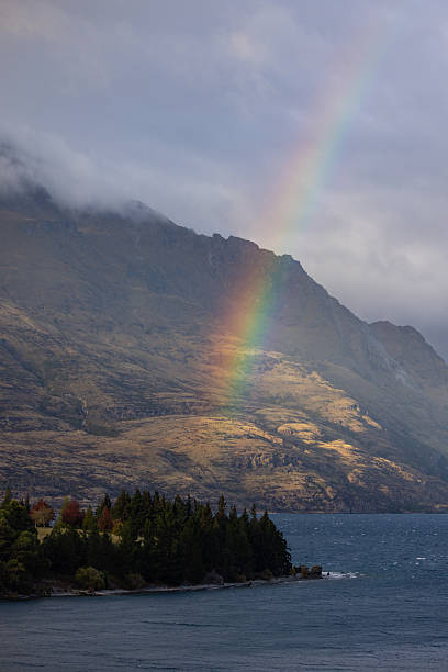 istock Rainbow over Queenstown, New Zealand 2238090355