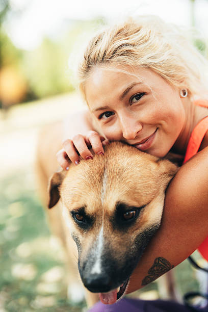 istock Unbreakable bond, a woman sharing a tender moment with her dog 2238091662