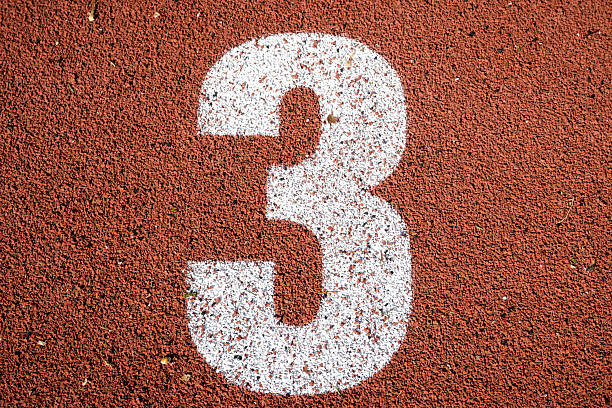 istock Starting number three at the athletics stadium. 2238094694