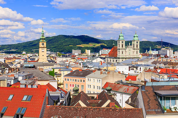 istock Linz, Austria. Panoramic view of the old town. 2238095205