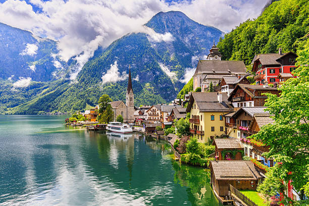 istock Hallstatt, Austria. Mountain village in the Austrian Alps. 2238095235