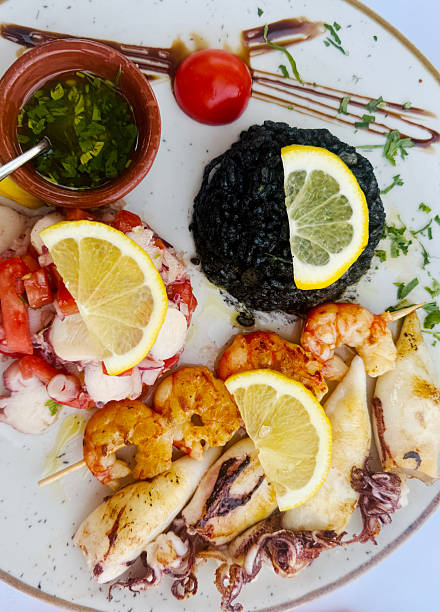 Roasted squid