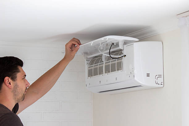 istock Air Conditioner Maintenance: Removing a Dirty Air Filter 2238111245
