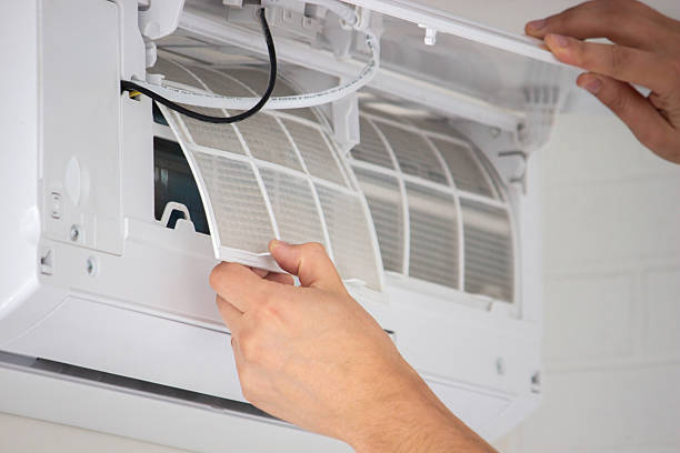 istock Air Conditioner Maintenance: Removing a Dirty Air Filter 2238111249