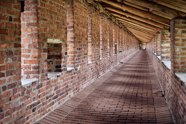 The wall of the historic Novodevichy Convent in Moscow Russia, a UNESCO World Heritage Site.
