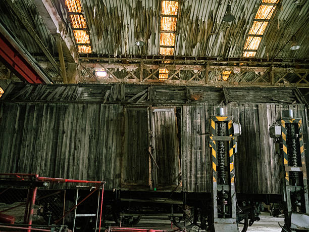 istock Train graveyard - abandoned railway, urbex, indistrual factory 2238127383