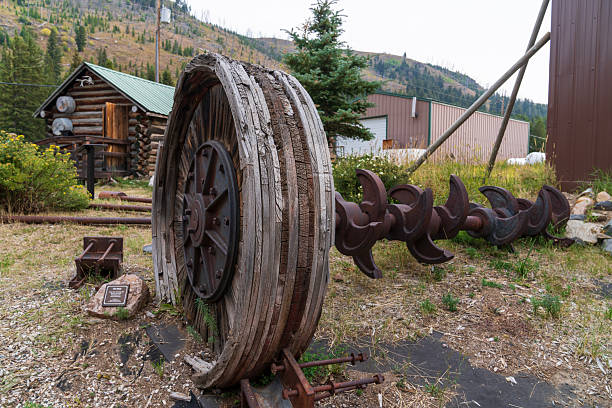 istock Old mining equipment in Montana 2238127546