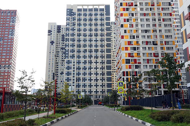 istock Modern residential area of ​​the metropolis. 2238129319