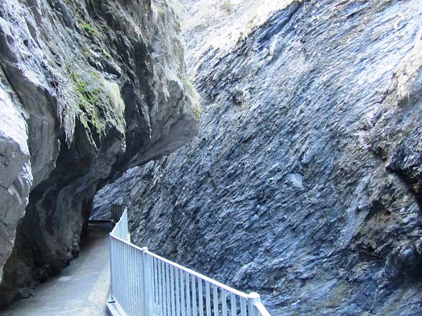 Incredible Viamala canyon in Grison in Switzerland