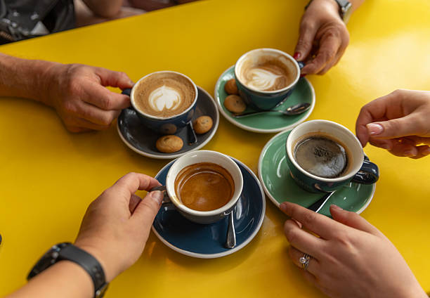 istock Focus on a coffee break at a local cafe 2238159469