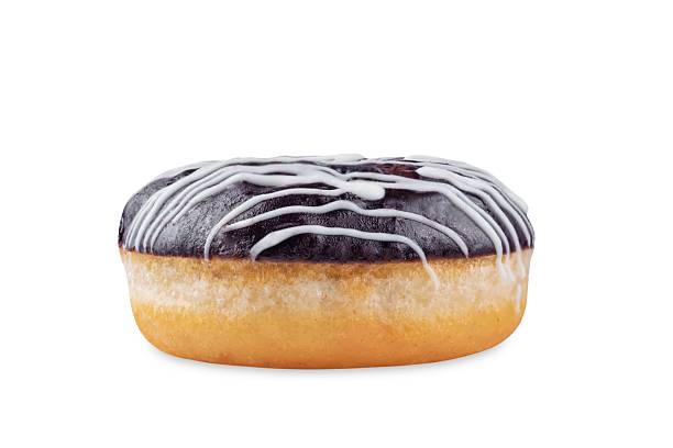 istock Chocolate donut on a white isolated background 2238161669