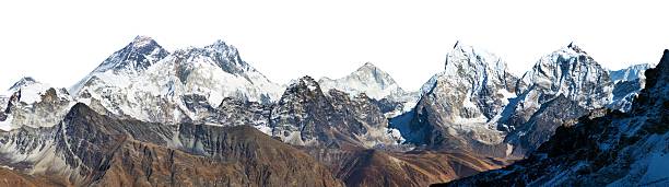 istock Mount Everest Lhotse Makalu isolated on white 2238170969