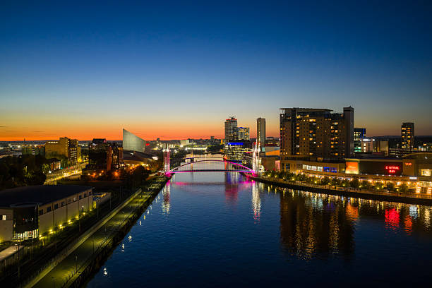 istock Manchester Ship Canal and Pink Bridge 2238171251