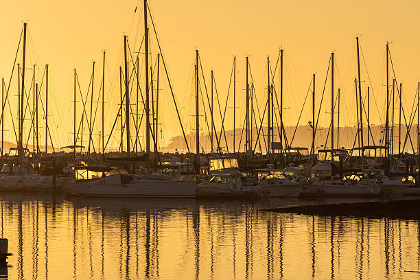 Sunrise at the Oak Bay marina in Victoria, BC.