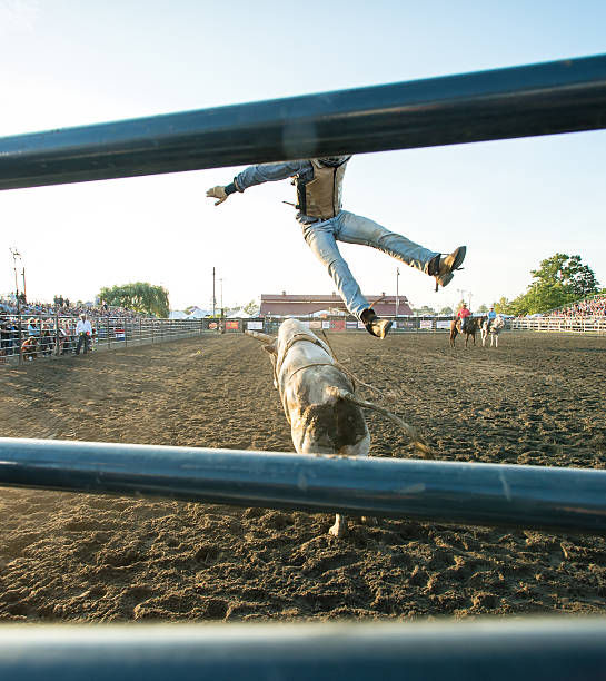 Jundah, Queensland, Australia. 07 June 2025. Jundah council has organised a weekend with multiple activities to bring together the local population after devastating floods. The Jundah Rodeo club is proud to present the rodeo as the main attraction. Farm workers show their skills on horses or bulls.