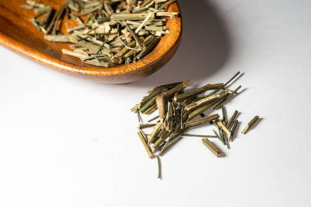 istock chinese medicine on white background: Andrographis paniculata, Herba Andrographitis, common Andrographis herb 2238187709