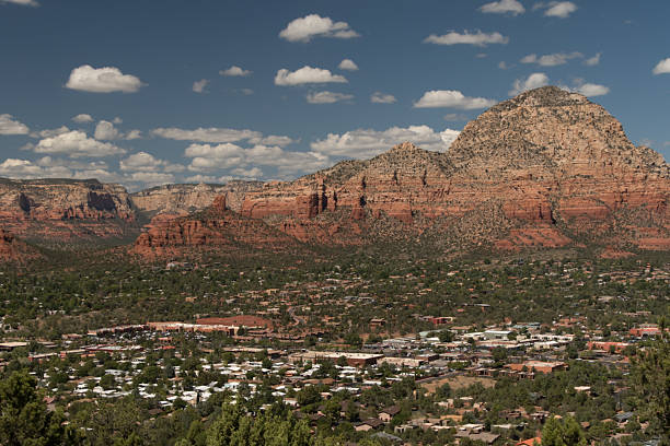 istock Sedona Town and Red Rock Overlook 2238226587