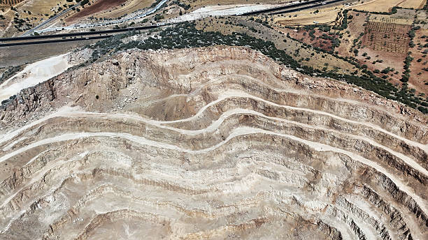 istock Wide view of open-pit excavation 2238233281