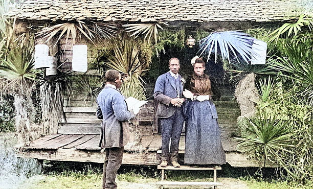Antique Photograph: Florida Wedding