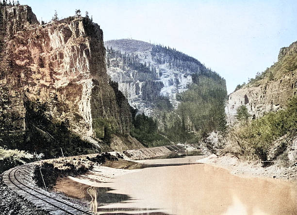 Antique Photograph: Echo Cliffs, Grand Canyon