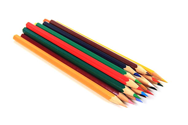 istock color pencil on white background 2238249576