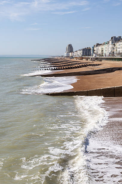 istock Beaches With Breakwaters and  Buildings 2238252102