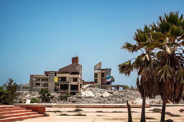 istock View of a modern ruined building in Dakar, Senegal 2238253301