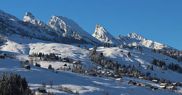 istock Churfirsten Range in winter, Toggenburg Valley, Switzerland. 2238261686