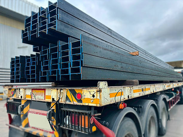 istock Wide Flange Steel Beams for Industrial Construction 2238262642