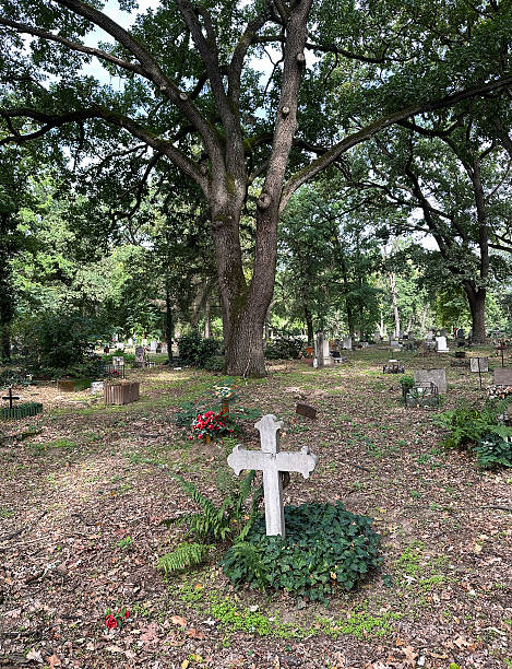 Tombstone in the public cemetery