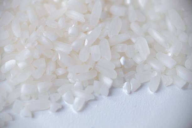 Macro photo of rice grains