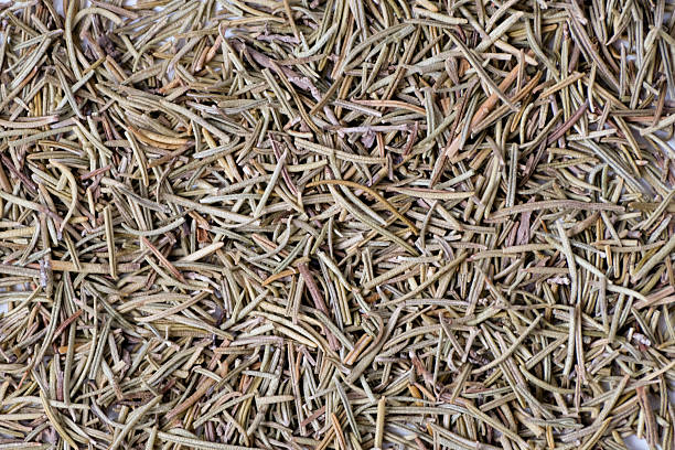Close-up of dried rosemary background