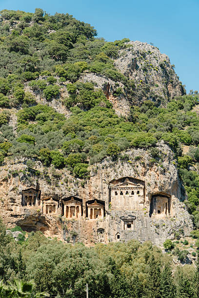 istock Lycian Rock Tombs Overlooking the Dalyan River, Turkey 2238276466