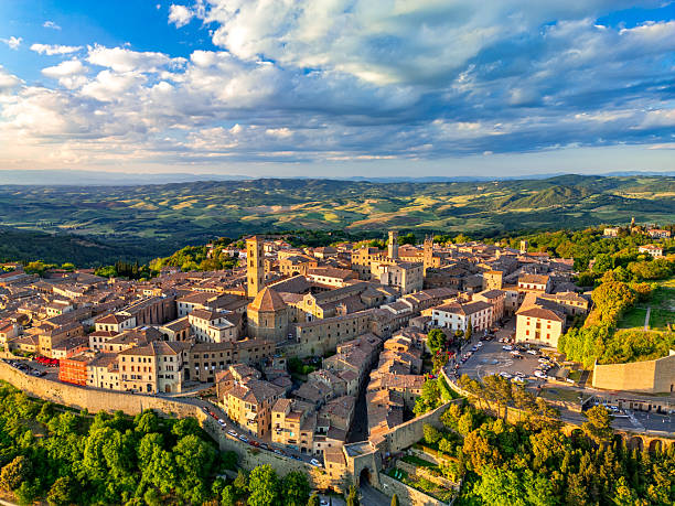 istock Volterra, Tuscan medieval town from drone 2238281613