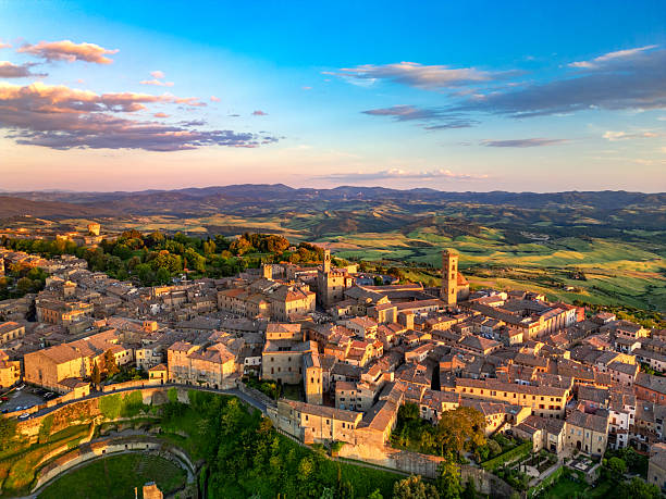 istock Volterra, Tuscan medieval town from drone 2238281620