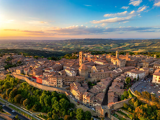 istock Volterra, Tuscan medieval town from drone 2238281621