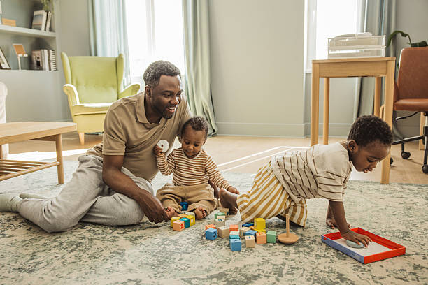 istock Happy family at home 2238292499