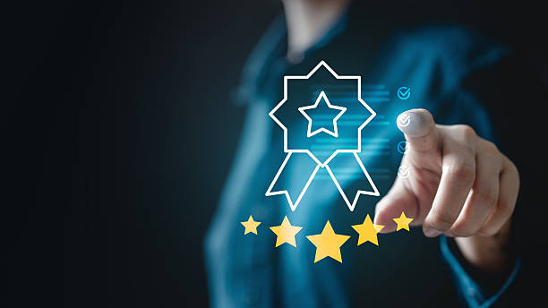 istock Quality assurance customer service management. ISO guaranteed system. Documents check approval Compliance process improvement quality certificate. Performance corporate customer satisfaction warranty. 2238295025