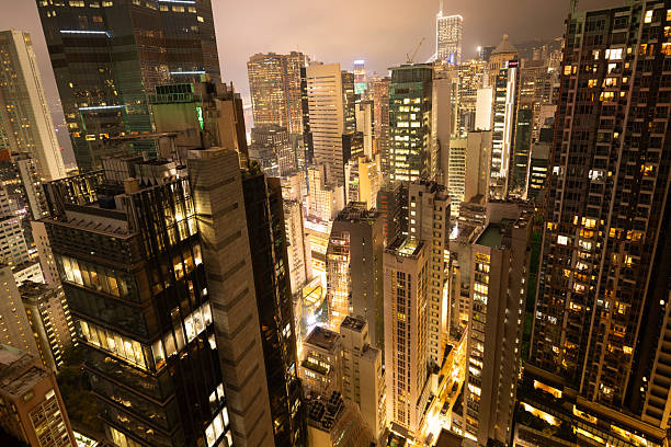 istock Hong Kong city skyline from a high vantage point 2238296009