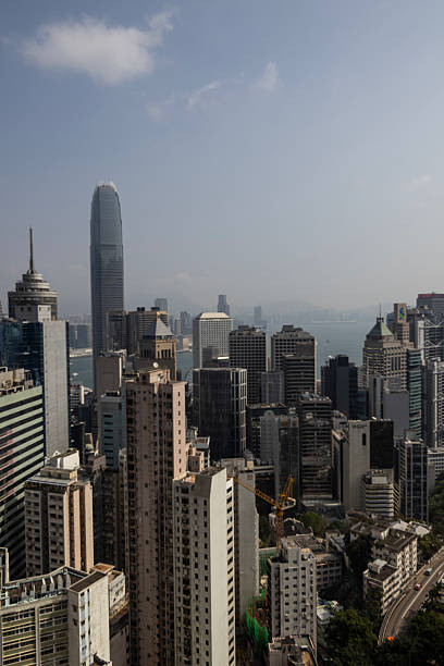 istock Hong Kong city skyline from a high vantage point 2238296191