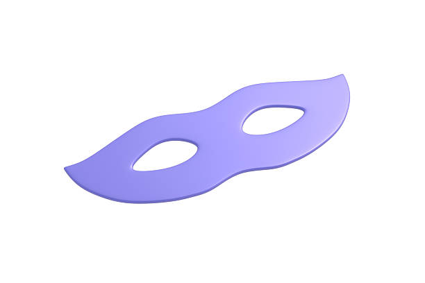 Carnival mask isolated on white background. 3d render