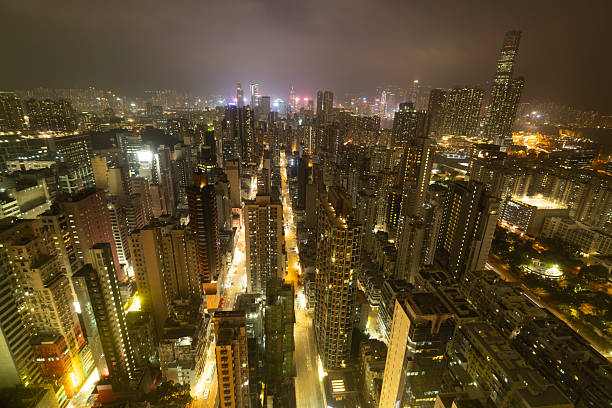 istock Hong Kong city skyline from a high vantage point 2238297588