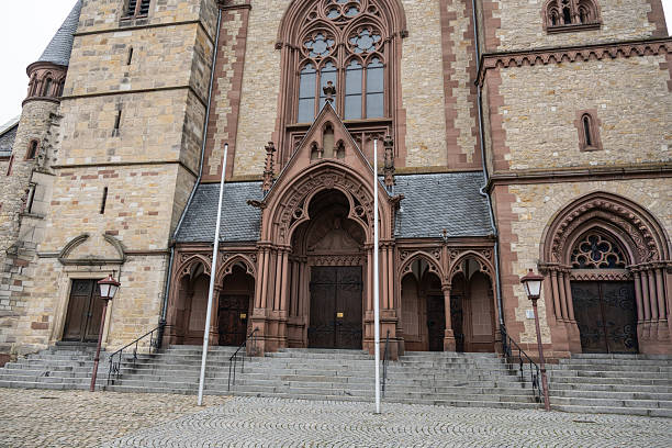 istock St. Peter Cathedral in Heppenheim in Germany 2238299546