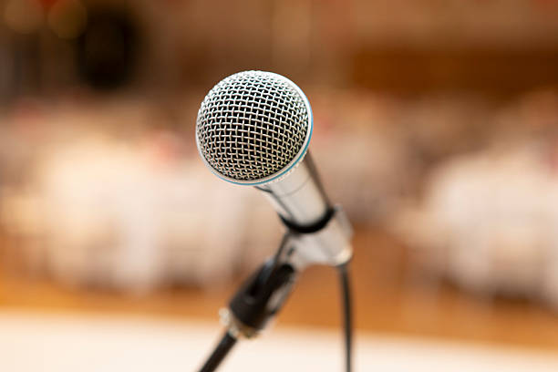 View from the stage at a celebratory event