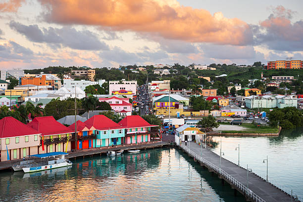 istock St. John's, Antigua and Barbuda town skyline on Redcliffe Quay 2238308694